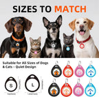 QRTAGLAB online profile pet label showing the durable waterproof epoxy and ABS construction material.