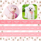 Lwbmg breathable mesh dog vest harness pink for small dogs