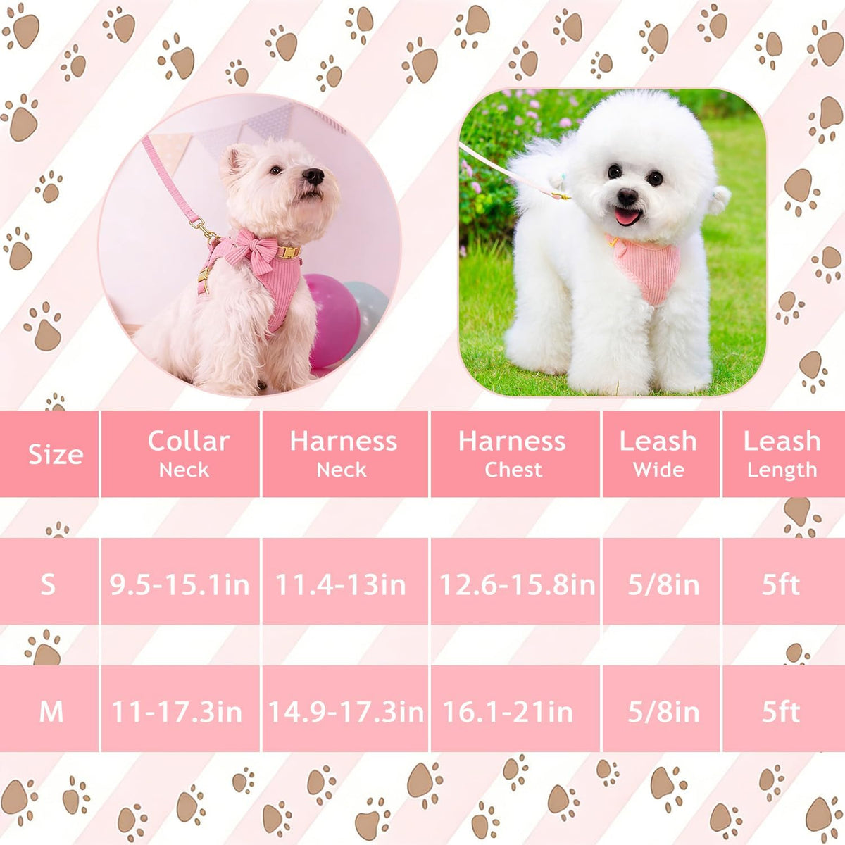Lwbmg breathable mesh dog vest harness pink for small dogs