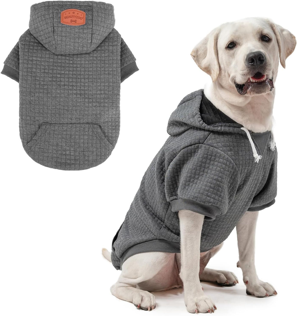 BEAUTYZOO Dog Hoodie for Small Medium Large Dogs, Winter Fall Warm Dog Clothes for Puppy S M Sized Dogs Girl Boy, Dog Sweater Shirt Hoodies with Pocket Bulldog Pitbull Cat Clothing Coat - Image 12