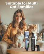 Interchangeable blade mechanism of Oneisall cordless kitty trimmer