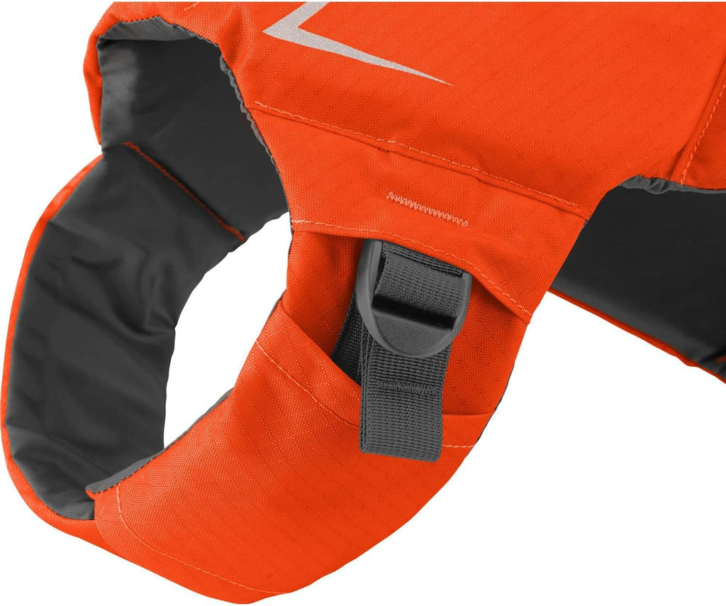 NRS CFD dog safety life vest with customized seven panel ergonomic design