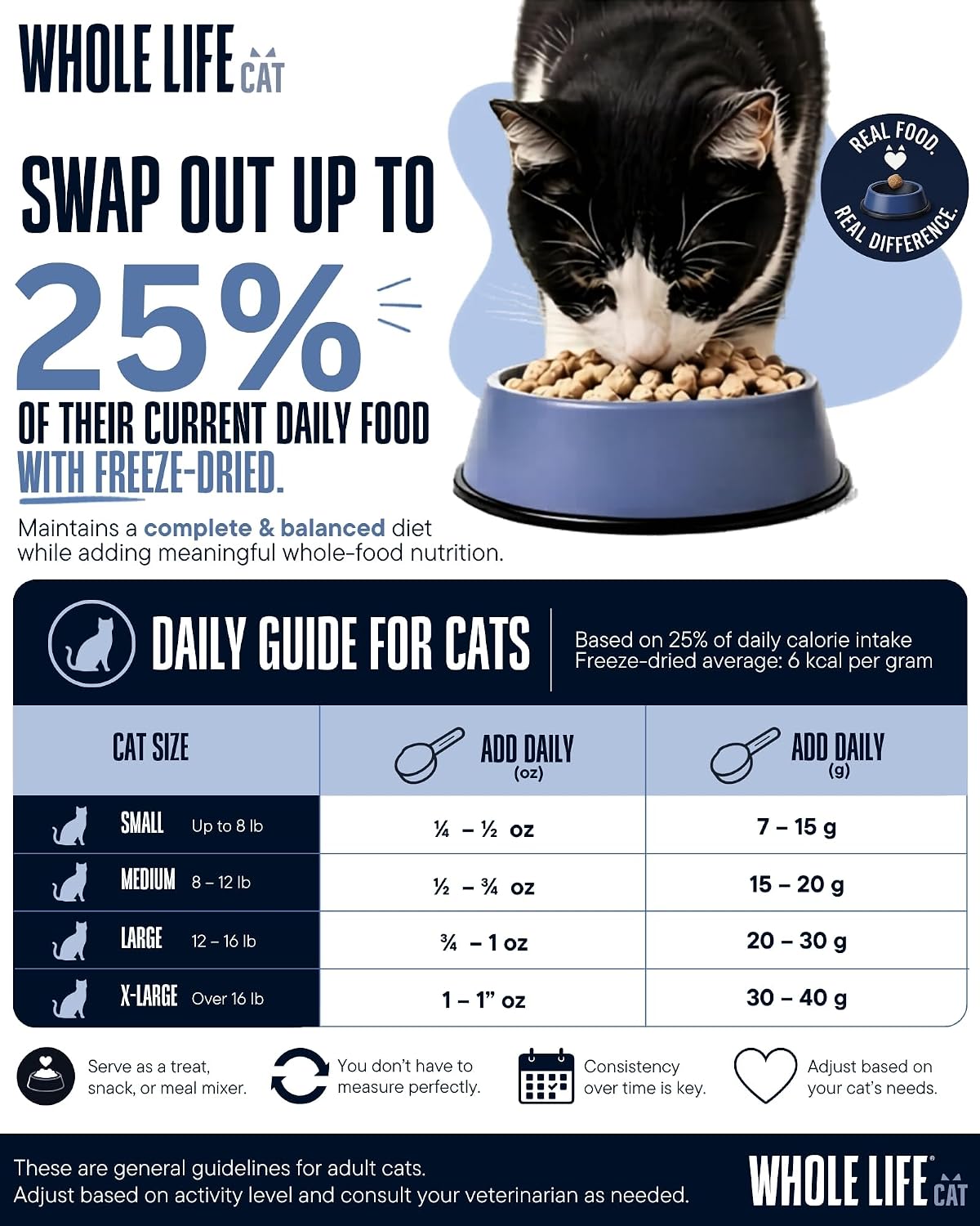 Instantly hydrating natural broth cat food topper texture demonstration