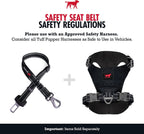 Close up of Tuff Pupper seat belt shock absorbing bungee