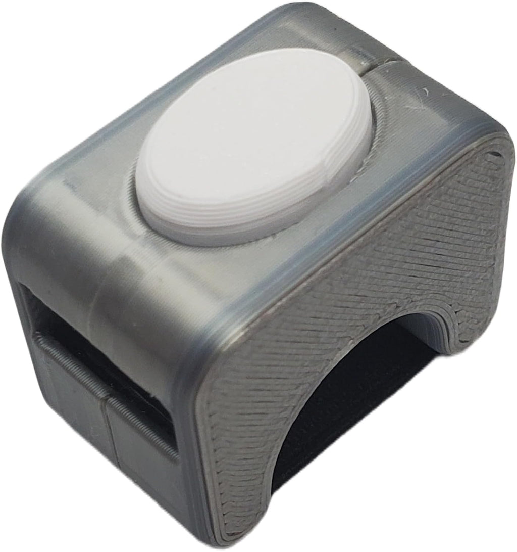 Clicker King puppy behavior trainer ring with white button detail