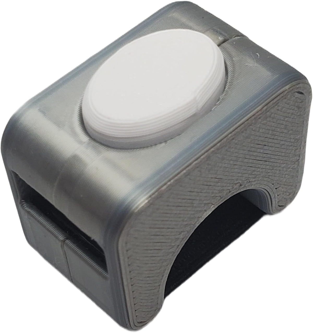 Clicker King puppy behavior trainer ring with white button detail