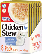 Side view of Inaba 1.4 Ounce cat food pouches