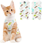 Coppthinktu Cat Recovery Suit Female, Breathable Cat Onesie After Surgery Female for Abdominal Wounds or Skin Diseases, Surgery Recovery Suit Kitten Surgical Onesie After Spay Wear Anti Licking - Image 9