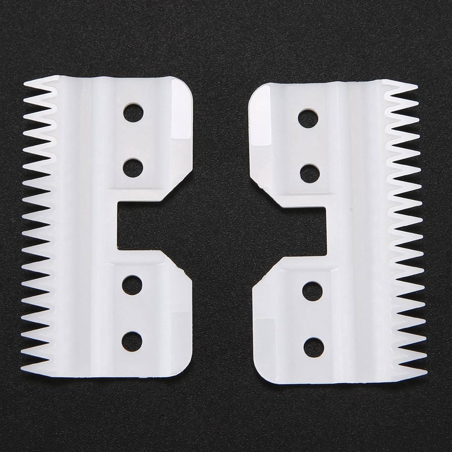 Close up view of the durable white zirconia ceramic replacement cutter for A5 series trimmers.