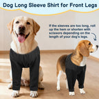 Barkless dog wound protection sleeve for large dogs packaging view imported pet supplies.