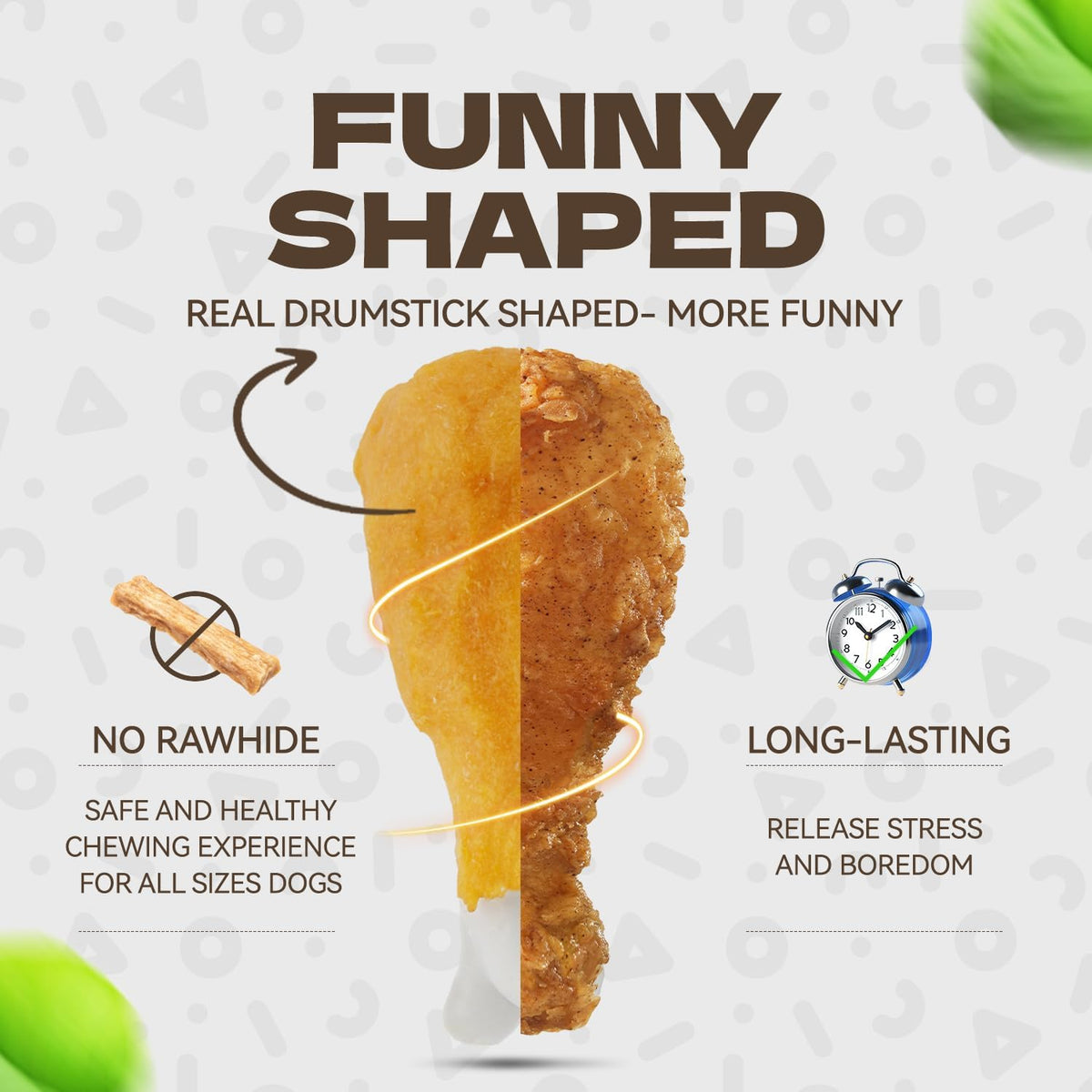 Grain-free teeth cleaning chews for medium and large dogs