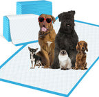 SUPRONLOVE Extra Large Pet Training Pee Pads front view showing the pack of forty pieces