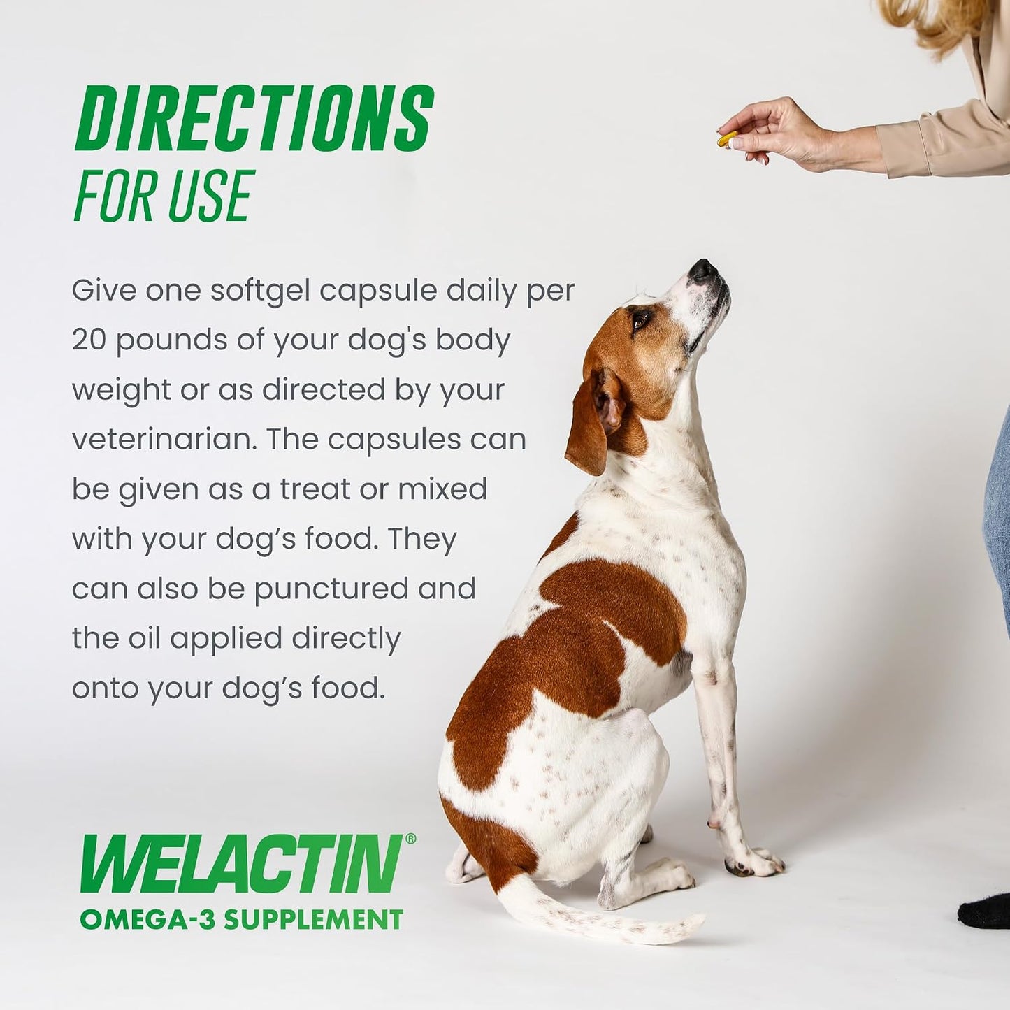 Nutramax Welactin Canine Softgels, Omega 3 Supplement for Dogs, Softgels, 120 Count - Image 9