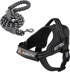 AUROTH Dog Harness and Leash Set, Soft Padded Service Dog Vest with 5.25FT Dog Leash, No Choke, Easy On Pet Vest, Adjustable Reflective No Pull Dog Harness for Large Dogs, Easy Walking and Training - Image 11