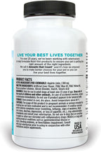 Nutri-Vet aspirin container with dosage information visible