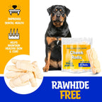 Paw and Pantry beef roll dental chew texture detail