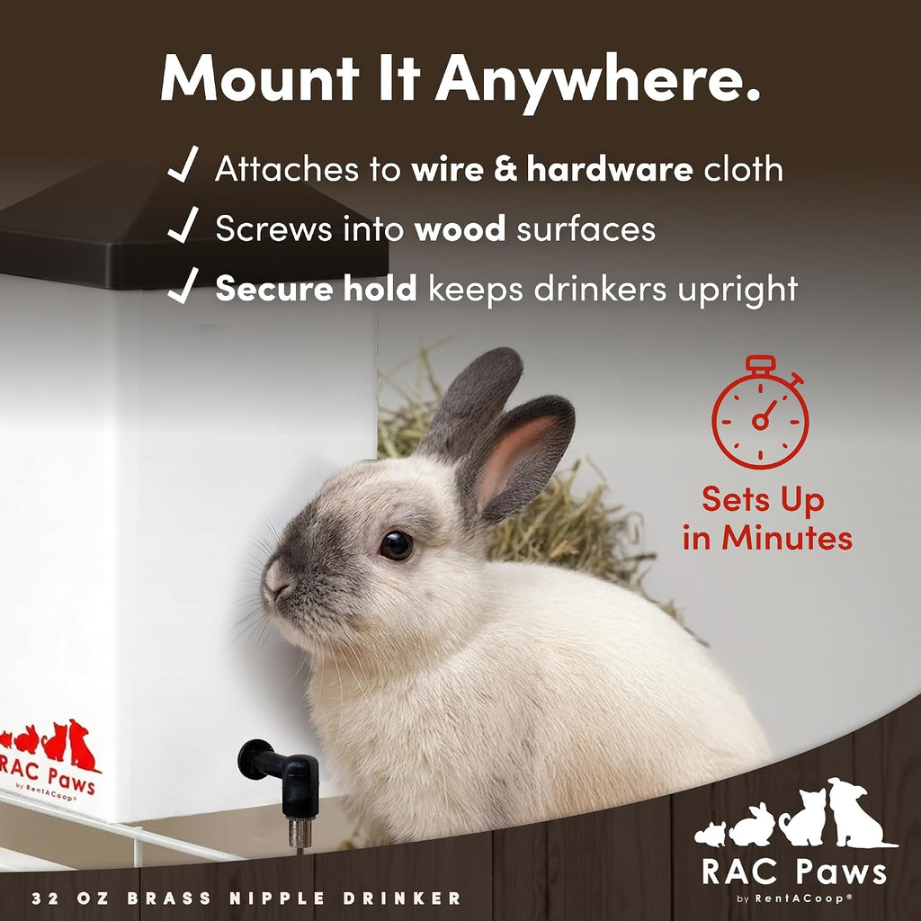 RentACoop small pet water bottle transparent body