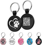MYLUCKYTAG premium imported pet tracking accessory back view