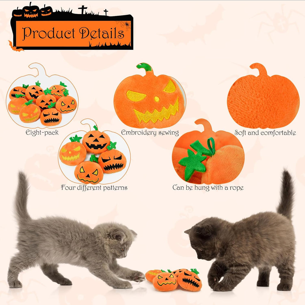 Detailed view of the spooky and cute expressions embroidered onto the premium plush material.