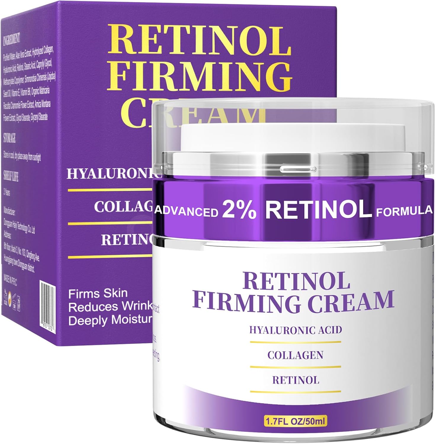 Ippurger Retinol Firming Cream front view for face and neck