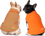 KYEESE 2Pack Dog Sweater Soft Dogs Clothes Warm Pets Clothes Turtleneck Pets Coats Dog Sweaters for Small Dogs Girl Pullover Small Pet Sweaters Stretchy Pet Sweatshirt - Image 9