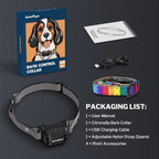 Queenmew dog training collar with USB charging port