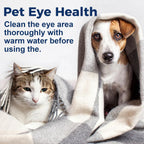 HAOYUSTORE animal eye hygiene cream showing the precise applicator tip.