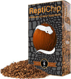 ReptiChip bedding bag back view with instructions