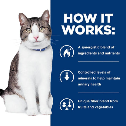 Hill's Prescription Diet c/d Multicare + Metabolic Weight Dry Cat Food, Chicken, 12 lb. Bag - Image 9