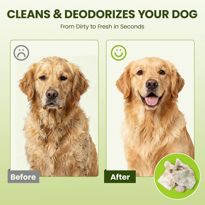 Premium plant based ingredients list for PawSono hypoallergenic pet wipes.