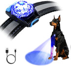 LaRoo Dog Lights for Night Walking, LED Dogs Collar Lights for Nighttime Clip On Light up Dog Collar Pet Camping Essentials Orange - Image 10