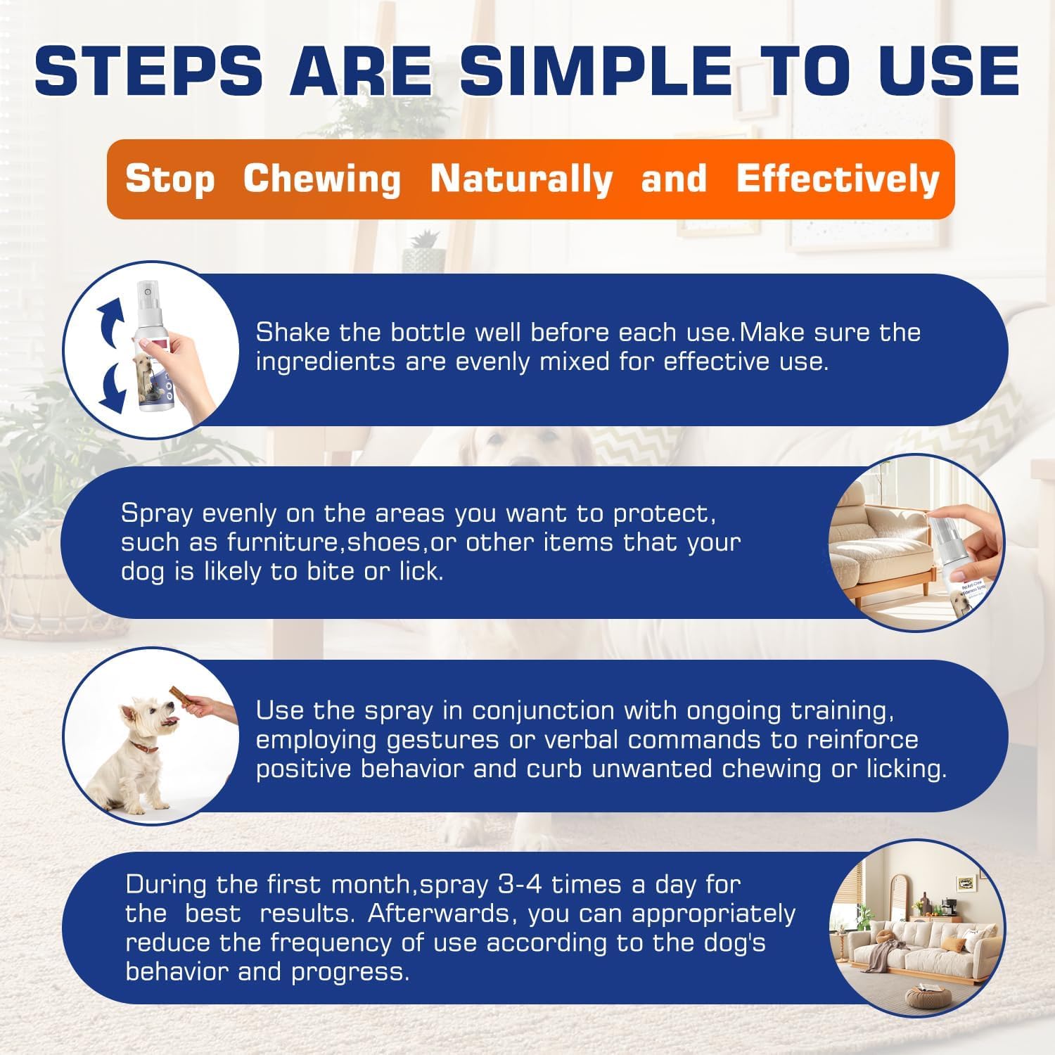 Nupec anti-chew spray for stopping jumping and marking