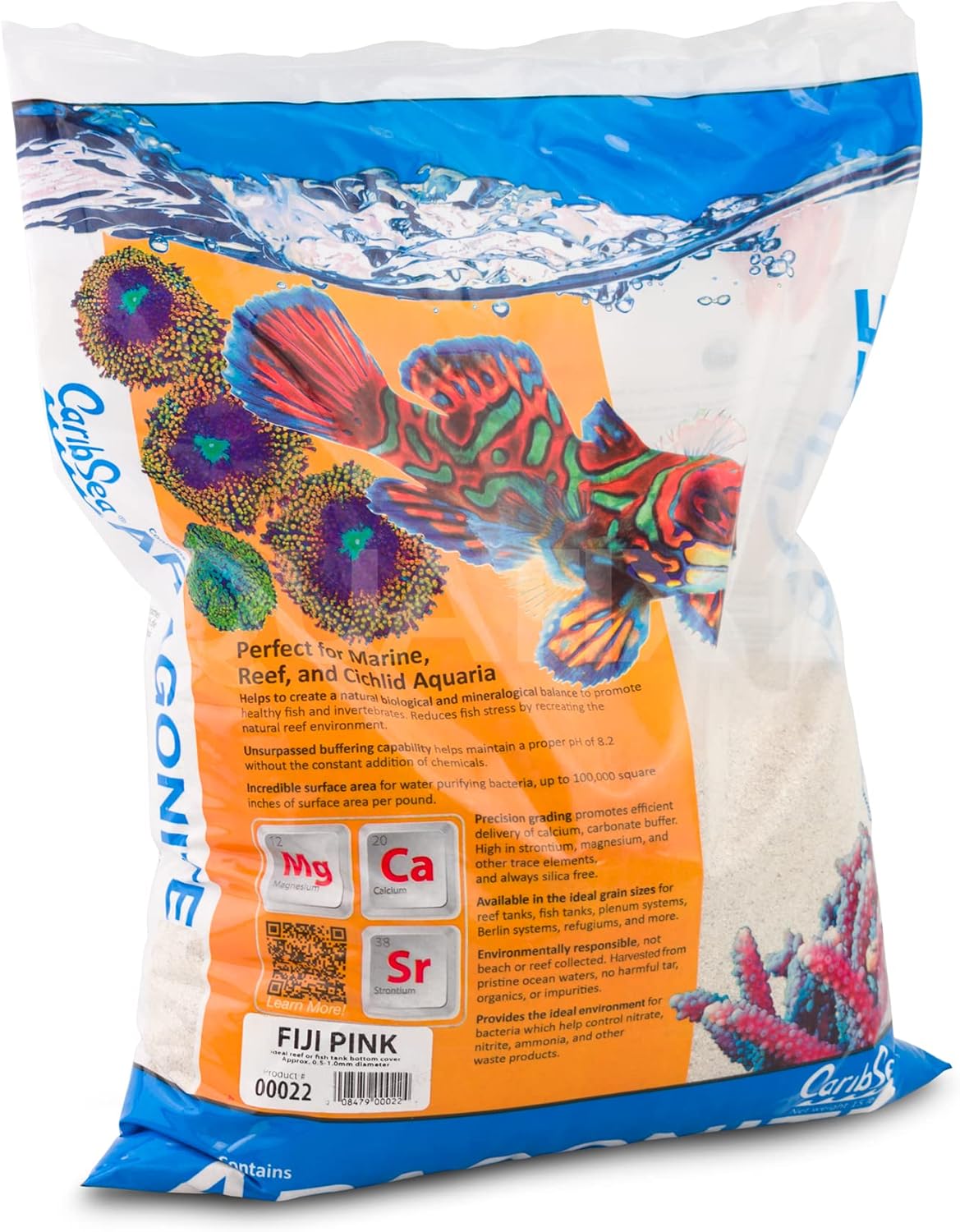 Carib Sea Fiji Pink Reef Sand front view bag packaging