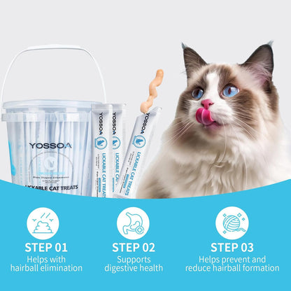 Grain-free cat treat tubes for kittens and adults