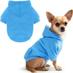 Idepet Pet Dog Hoodies Dog Clothes for Small Dogs Vest Chihuahua Clothes Warm Coat Jacket Autumn Puppy Outfits Cats Dogs Clothing(S,Black) - Image 12