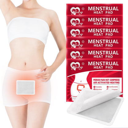 Ifory menstrual heating patches packaging front view showing authentic imported period cramp relief pads.