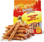 Jungle Calling Dog Treats, Chicken Wrapped Rawhide Chew Sticks, High Protein, Low Fat Dental Chews for Teeth Cleaning & Training Rewards, 10.6 oz - Image 10