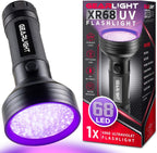 GearLight XR68 UV Black Light Flashlight front view for pet stain detection
