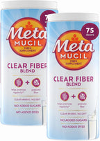 Metamucil Fiber Supplement, Unflavored Clear Mixing Powder, No Grit, No Sugar Added, Plant Based Prebiotic Fiber Supplement Blend for Daily Digestive Health, 75 teaspoons - Image 12