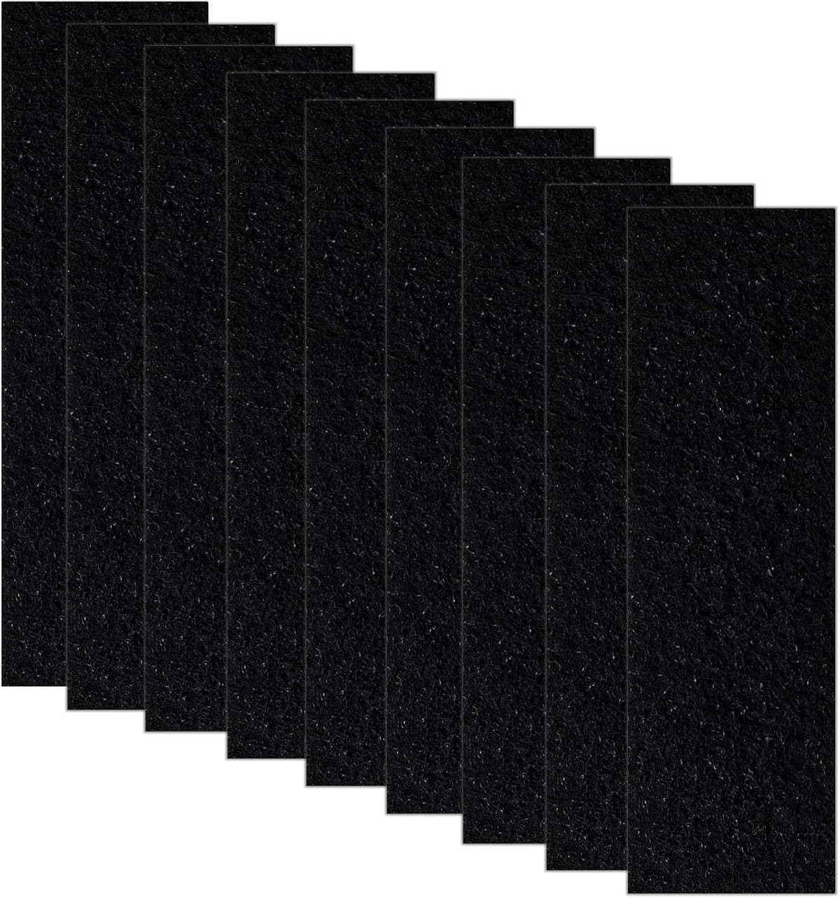 MEDUWEDU 10-Pack 4.5" x 6.5" Carbon Filter Pads for Covered Cat Litter Boxes - Odor Control Replacement Liners for Enclosed Litter Systems - Image 11