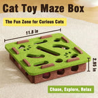 LCSICY feline puzzle toy helping file cat claws naturally during daily self play.
