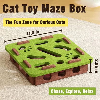 LCSICY feline puzzle toy helping file cat claws naturally during daily self play.