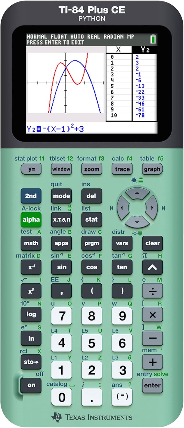Texas Instruments TI-84 Plus CE Color Graphing Calculator, Black - Image 15