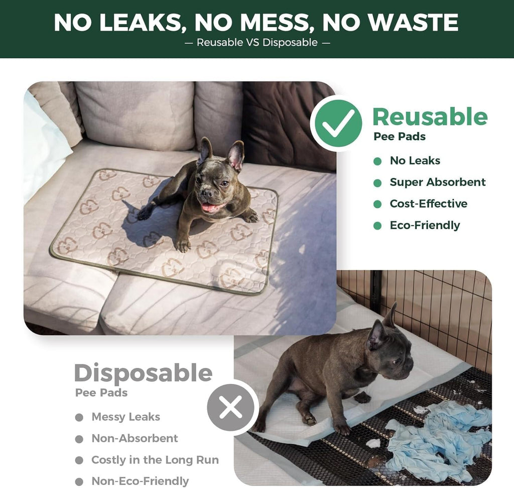Two pack FXW dog pads folded for storage