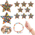 Liesedada star-shaped skin picking fidget toys ten count set front view