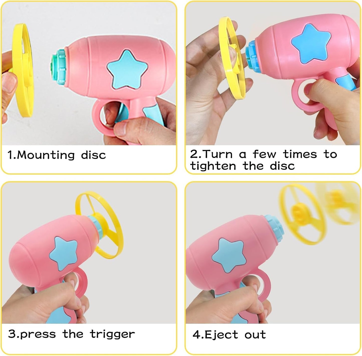 Teal handheld launcher style cat enrichment toy by Andiker