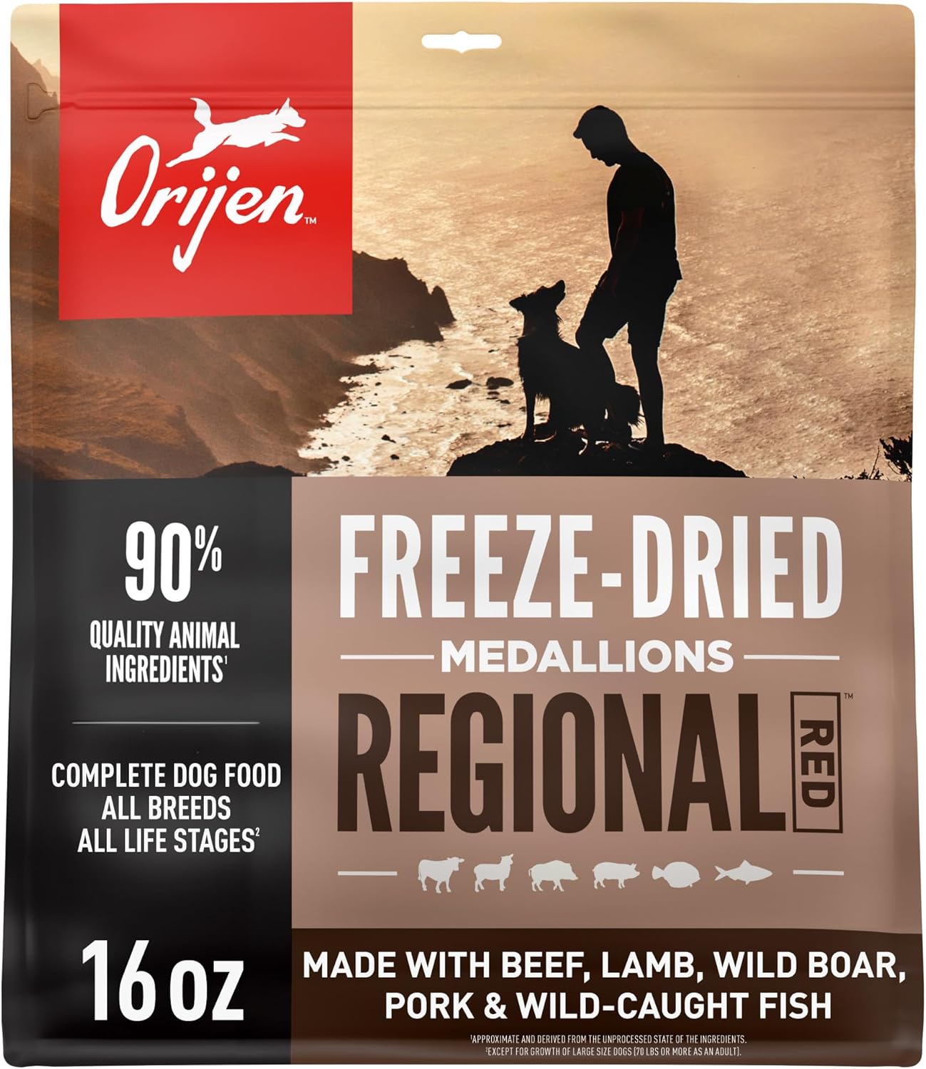 ORIJEN Epic Bites Freeze-Dried Dry Dog Food Tundra Recipe 6oz Bag - Image 11