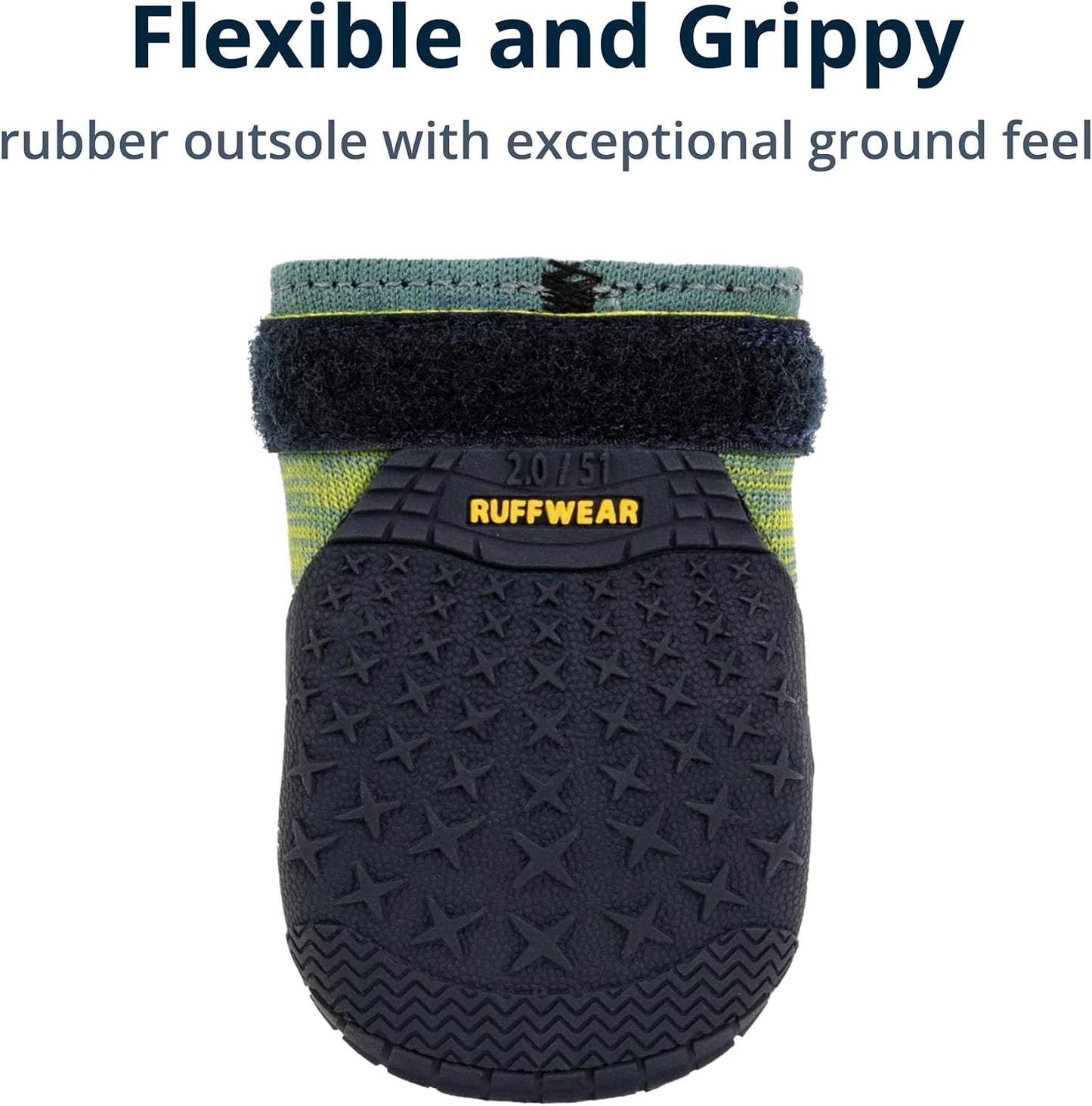 Ruffwear Hi & Light trail shoes highlighting reflective trim