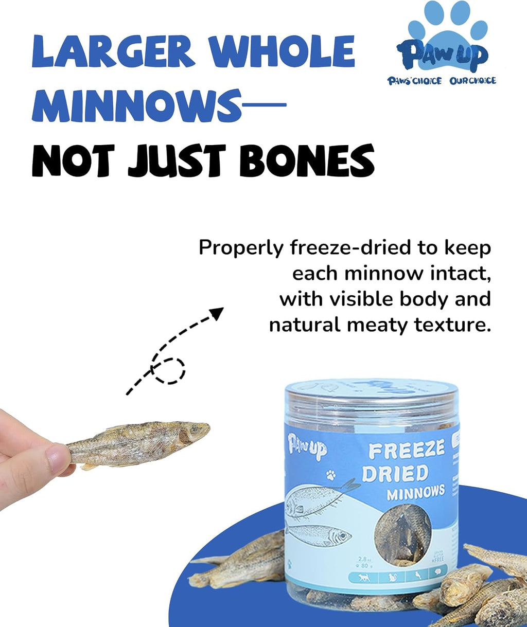 Pawup single ingredient fish treats packaging