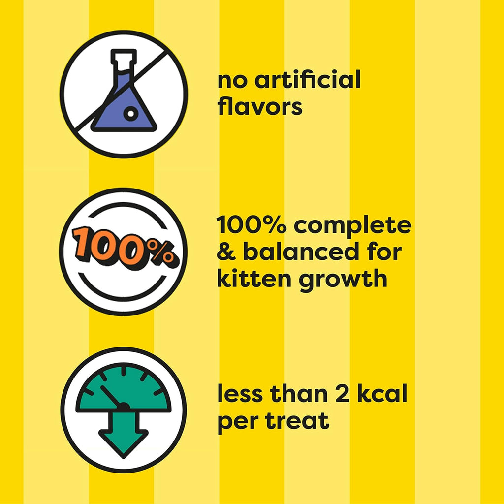 Close up of the back label detailing DHA ingredients and feeding guidelines